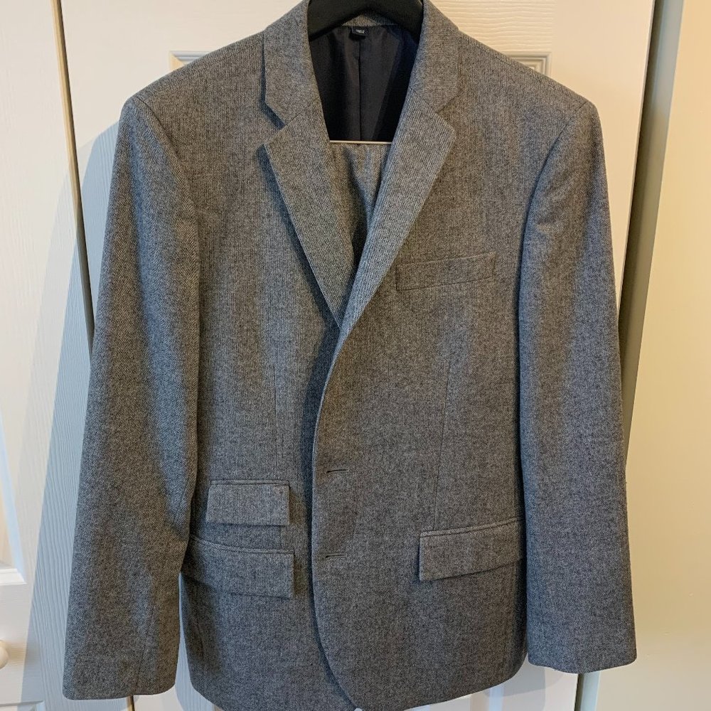 J. Crew Thompson gray wool suit - 40S jacket, 32"x32" pants